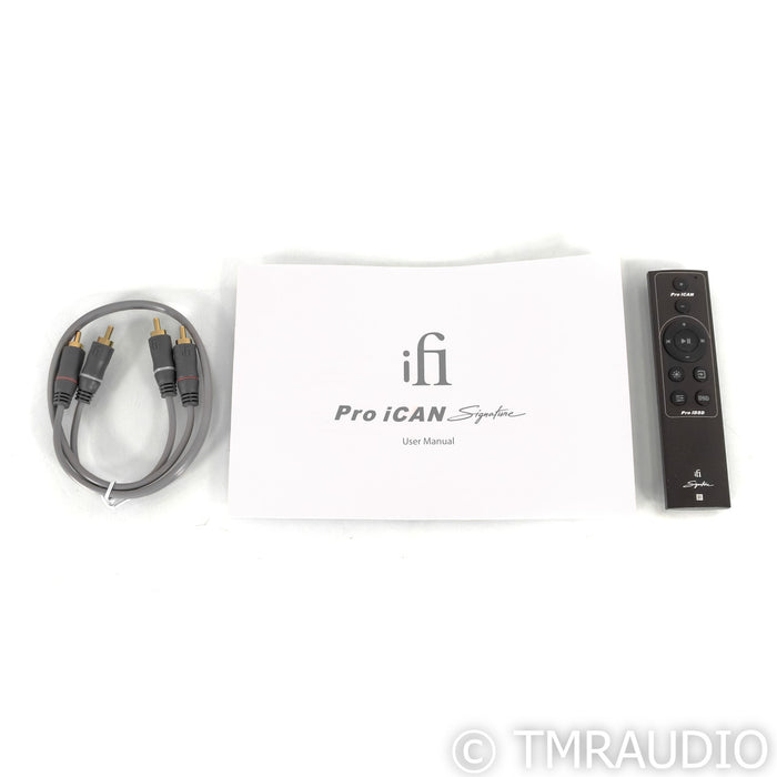 iFi Pro iCAN Signature Tube Headphone Amplifier; Silver