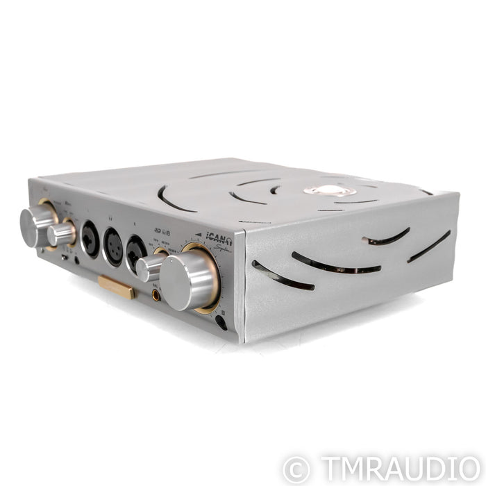 iFi Pro iCAN Signature Tube Headphone Amplifier; Silver