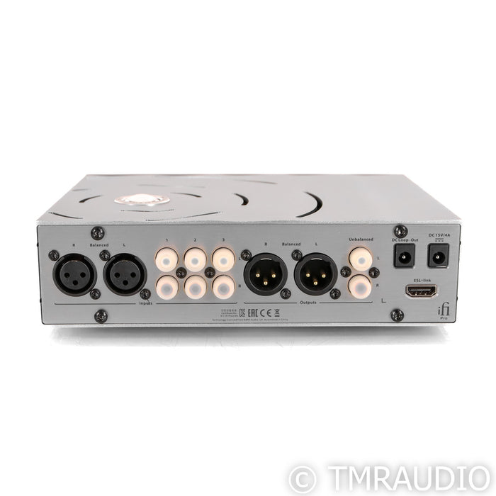 iFi Pro iCAN Signature Tube Headphone Amplifier; Silver