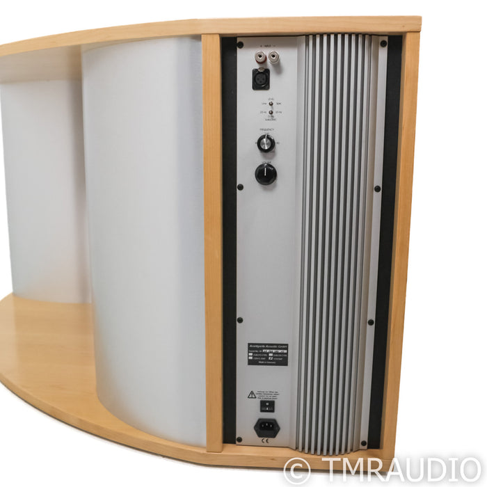 Avantgarde Acoustic Basshorn Dual 12" Powered Subwoofers; Walnut Pair