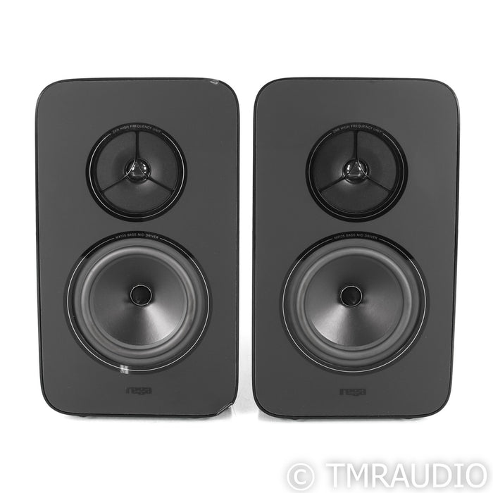 Rega Kyte Bookshelf Speakers; Pair w/ Stand Adapters