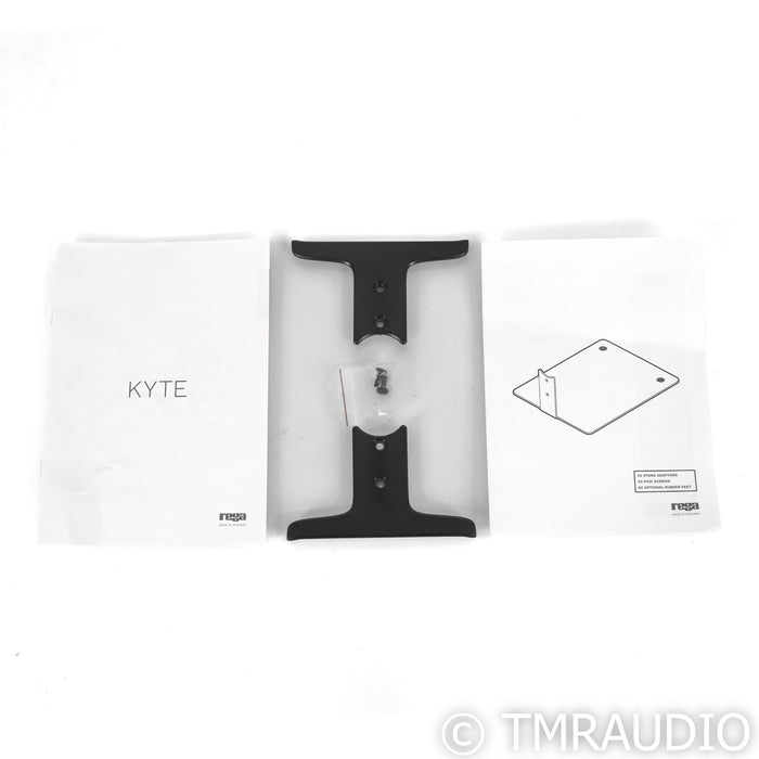 Rega Kyte Bookshelf Speakers; Pair w/ Stand Adapters