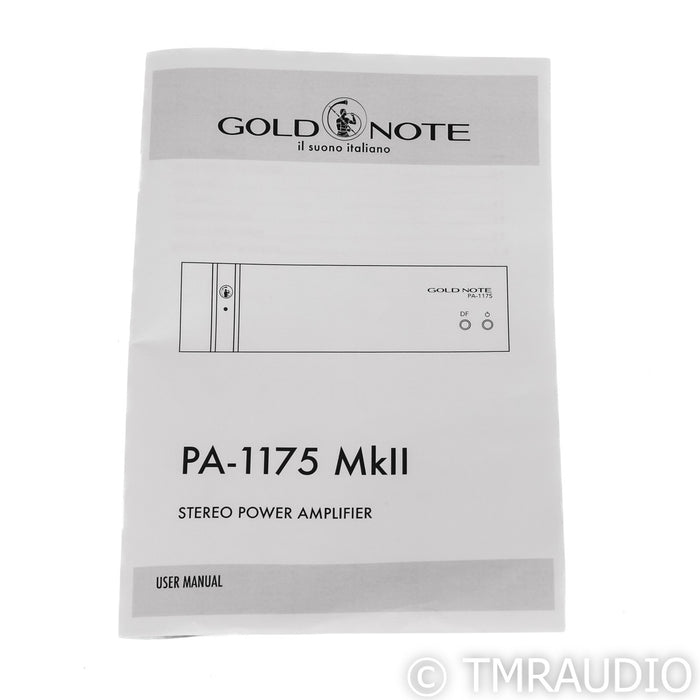 Gold Note PA-1175 MKII Stereo Power Amplifier