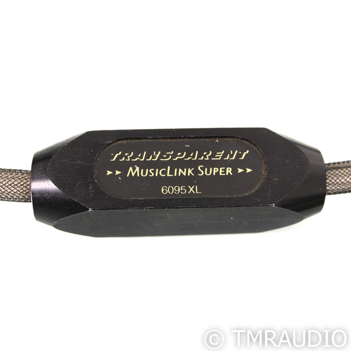 Transparent Audio MusicLink Super RCA Cables; 1m Pair Interconnects