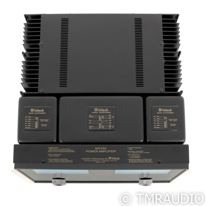 McIntosh MC302 Stereo Power Amplifier; MC-302
