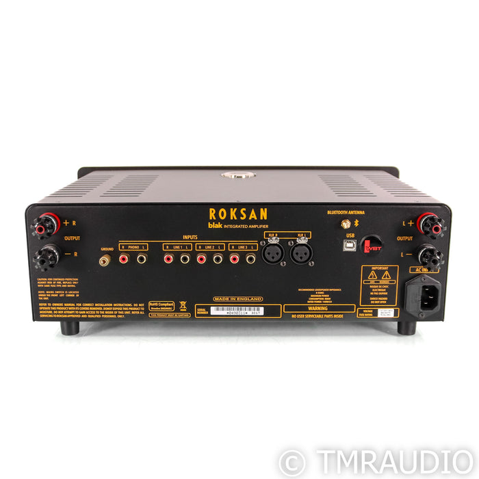 Roksan blak Stereo Integrated Amplifier; MM Phono; Bluetooth
