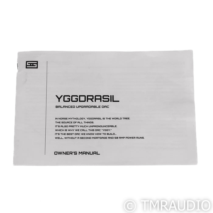 Schiit Yggdrasil DAC; D/A Converter; Unison USB