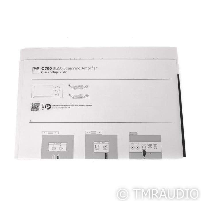 NAD C700 BluOS Wireless Integrated Amplifier; Black