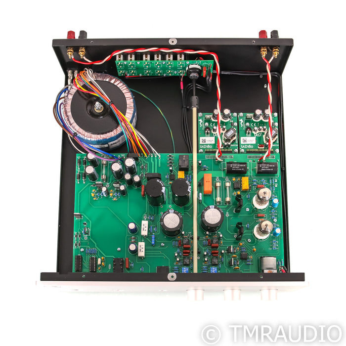 Rogue Audio Sphinx v3 Stereo Tube Hybrid Integrated Amplifier; MM Phone; Silver