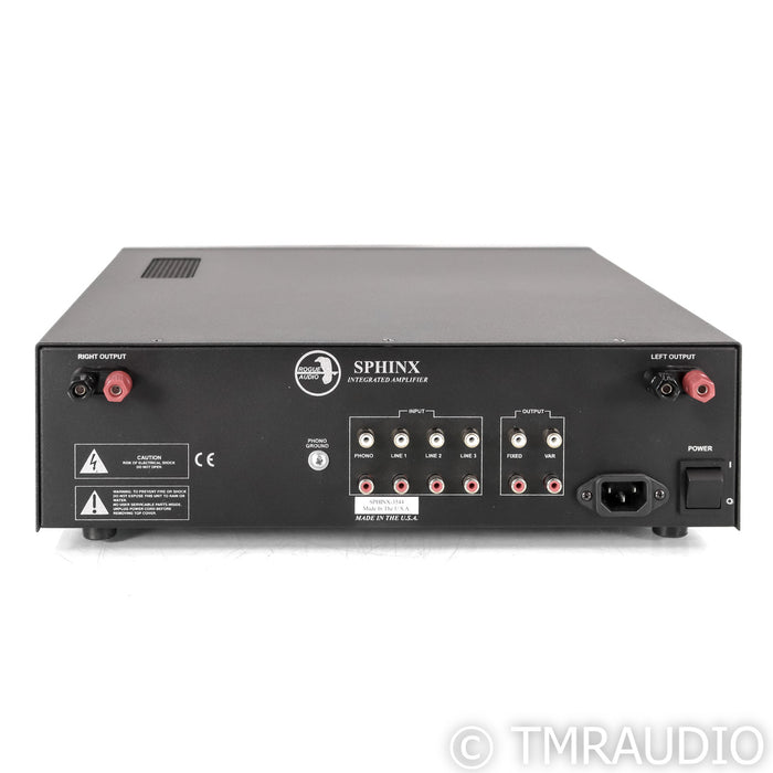 Rogue Audio Sphinx v3 Stereo Tube Hybrid Integrated Amplifier; MM Phone; Silver