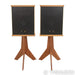 Fleetwood Sound DeVille SQ Bookshelf Speakers; Light Ash Pair w/ Stands