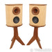 Fleetwood Sound DeVille SQ Bookshelf Speakers; Light Ash Pair w/ Stands