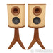 Fleetwood Sound DeVille SQ Bookshelf Speakers; Light Ash Pair w/ Stands