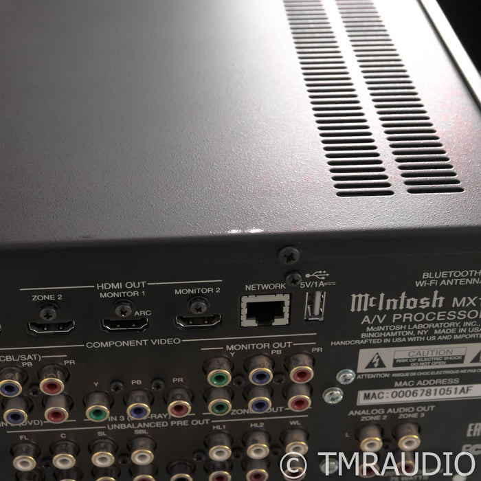 McIntosh MX122 11.2 Channel Home Theater Processor; MX122; MM Phono; Bluetooth