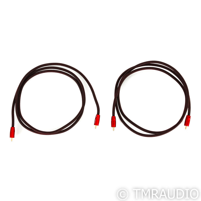 AudioQuest Red River RCA Cables; 1.5m Pair Interconnects