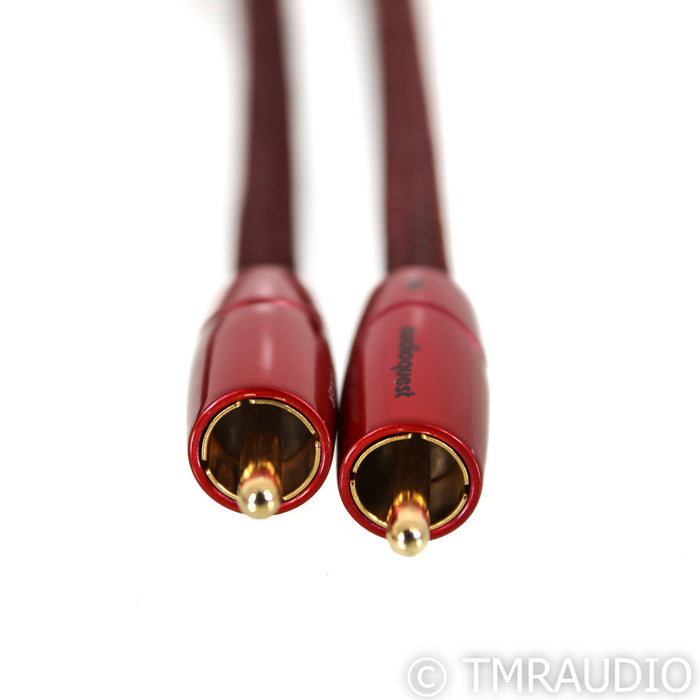 AudioQuest Red River RCA Cables; 1.5m Pair Interconnects
