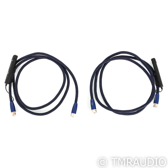 AudioQuest Water XLR Cables; 2m Pair Balanced Interconnects; 72v DBS