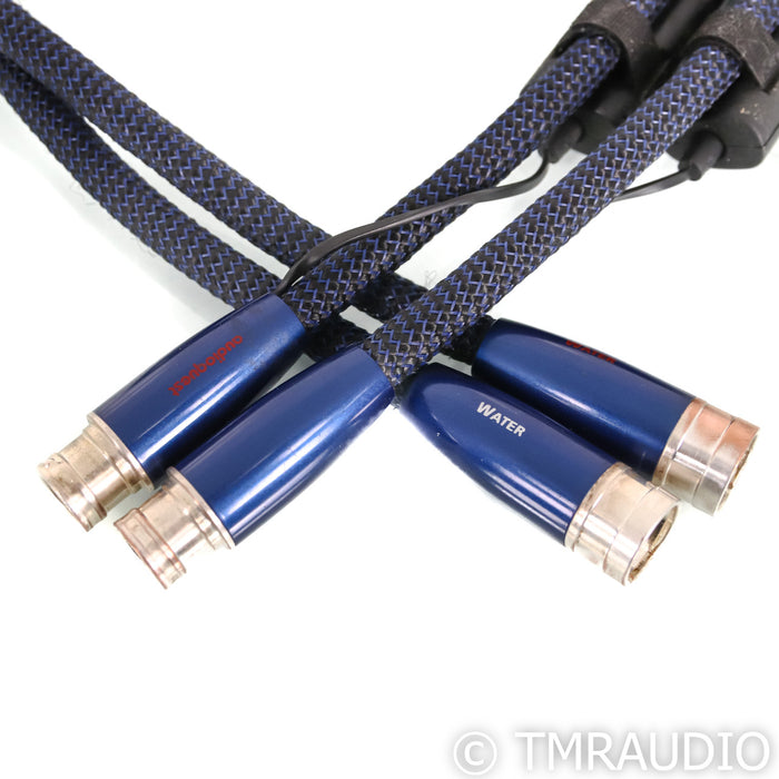 AudioQuest Water XLR Cables; 2m Pair Balanced Interconnects; 72v DBS