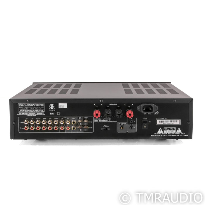 NAD C326BEE Stereo Integrated Amplifier; Black (No Remote)
