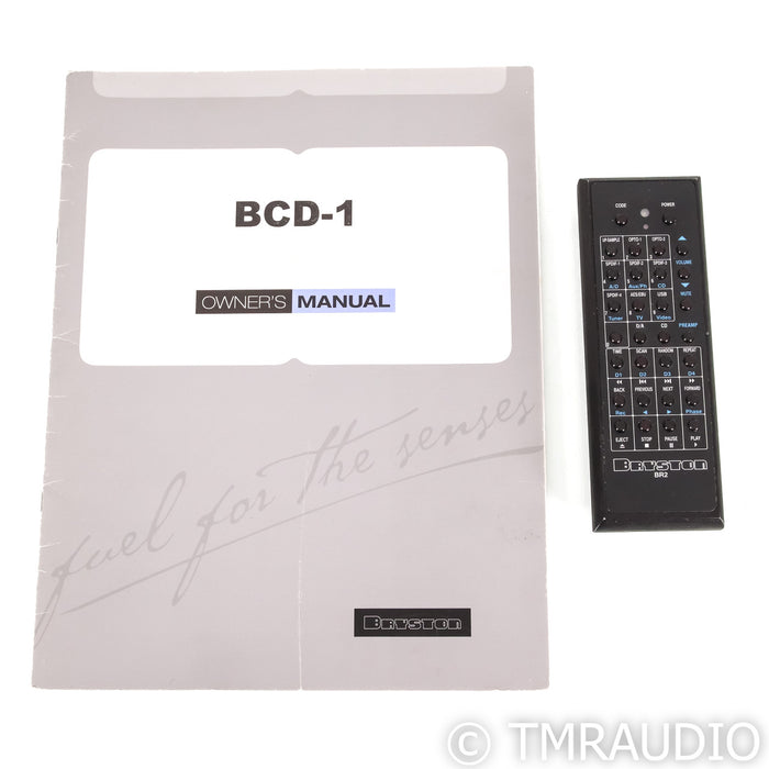 Bryston BCD-1 CD Player; Black