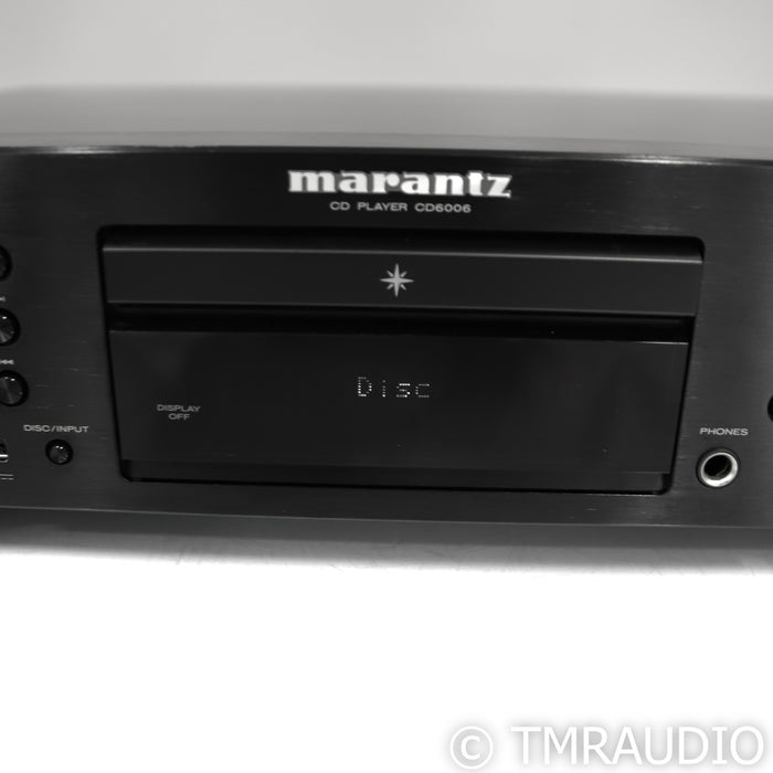 Marantz CD6006 CD Player; Black (No Remote)
