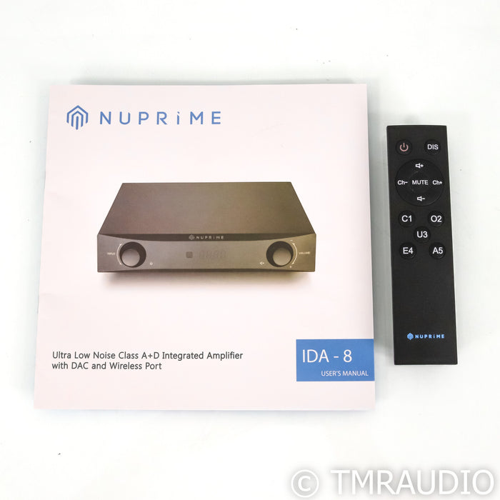 NuPrime IDA-8 Stereo Integrated Amplifier / DAC; IDA8; Silver; USB