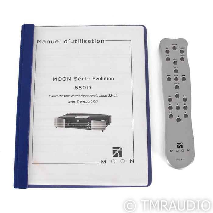 SimAudio Moon Evolution 650D CD Player; DAC; Black