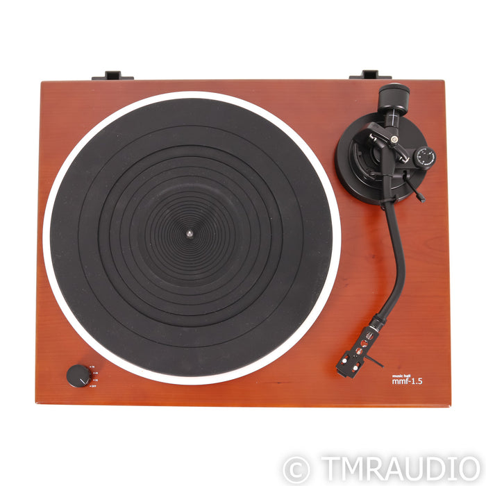 Music Hall mmf-1.5 Belt Drive Turntable; Melody MM Cartridge; Cherry