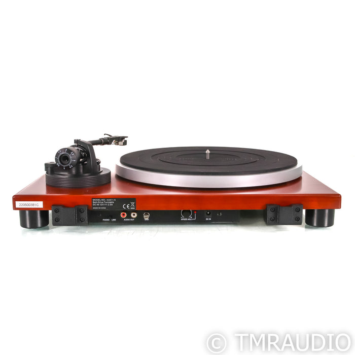 Music Hall mmf-1.5 Belt Drive Turntable; Melody MM Cartridge; Cherry