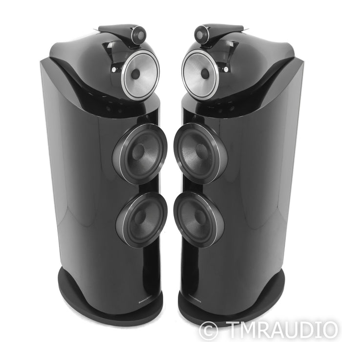 Bowers & Wilkins 802 D3 Floorstanding Speakers; Piano Black Pair