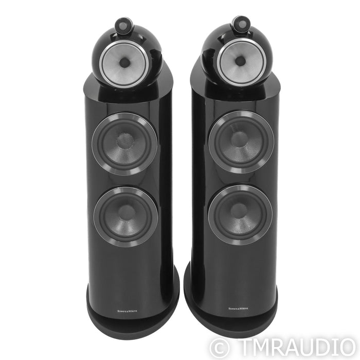 Bowers & Wilkins 802 D3 Floorstanding Speakers; Piano Black Pair