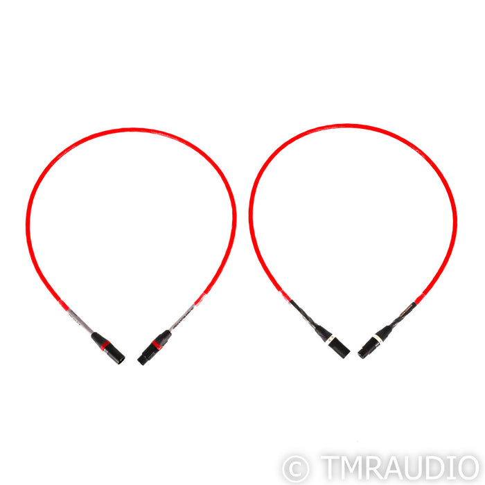 Ironclast TPC 4x4 XLR Cables; 1.25m Pair Balanced Interconnects