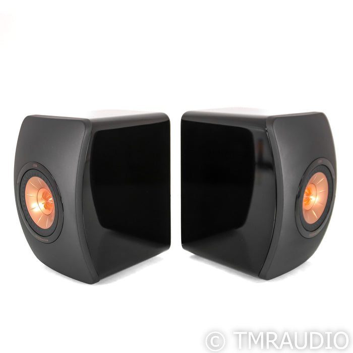 KEF LS50 Bookshelf Speakers; LS-50; Black