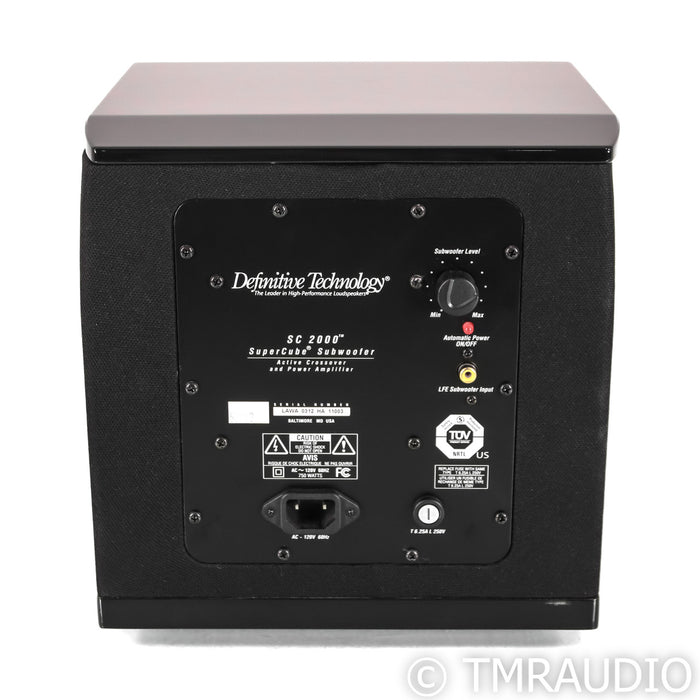 Definitive Technology SuperCube 2000 7.5" Powered Subwoofer; Black; SC2000