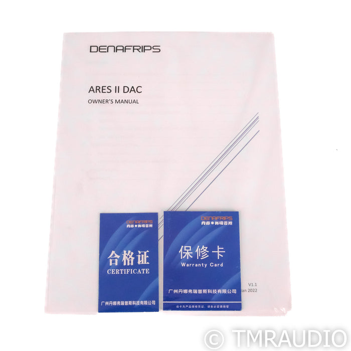 Denafrips Ares II DAC; D/A Converter; USB