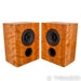 Omega Speaker Systems Compact Alnico Bookshelf Speakers; Curley Cherry Pair