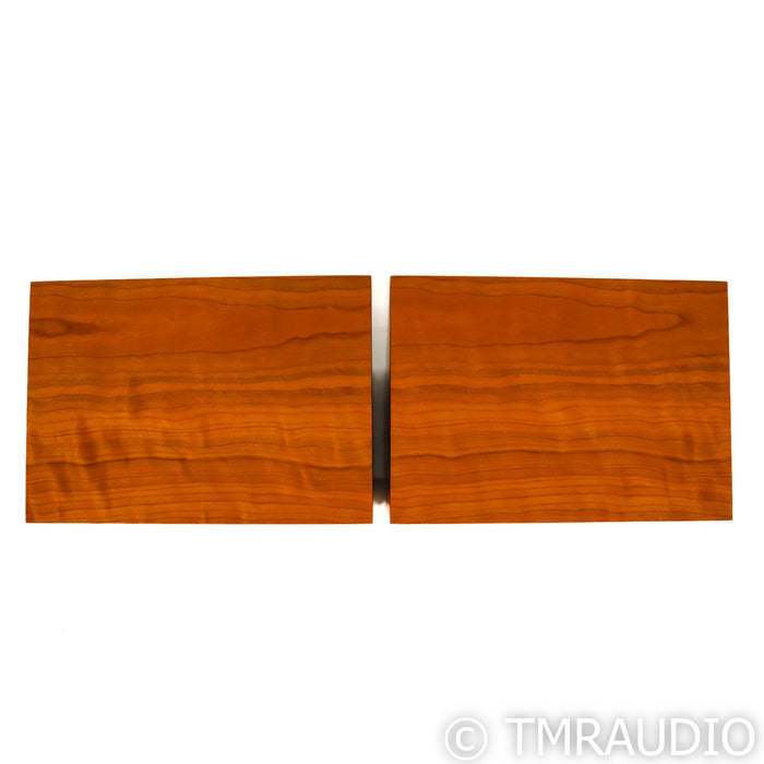 Omega Speaker Systems Compact Alnico Bookshelf Speakers; Curley Cherry Pair