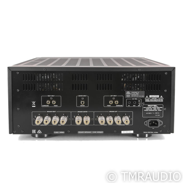 Rotel RMB-1555 5 Channel Power Amplifier; Black