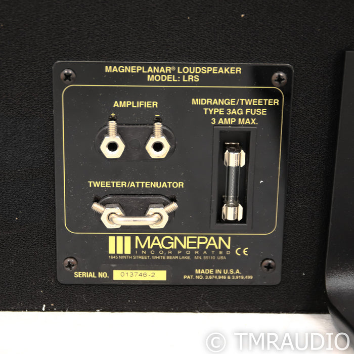 Magnepan LRS Planar Magnetic Floorstanding Speakers; Black Pair