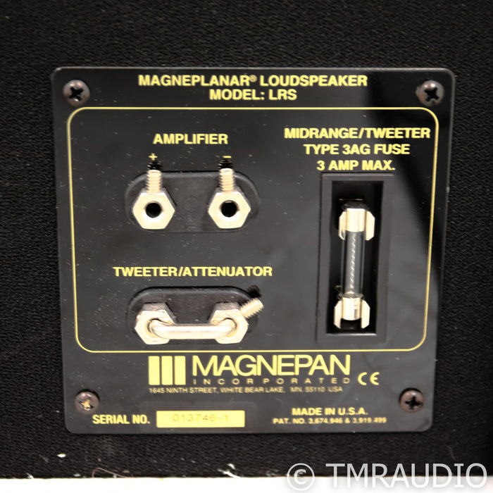 Magnepan LRS Planar Magnetic Floorstanding Speakers; Black Pair
