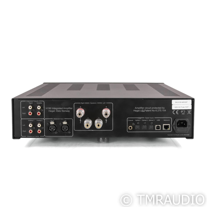 Hegel H190 Stereo Streaming Integrated Amplifier; Black