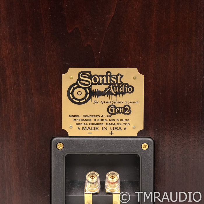 Sonist Audio Concerto 4 Gen 2 Floorstaning Speakers; Pair