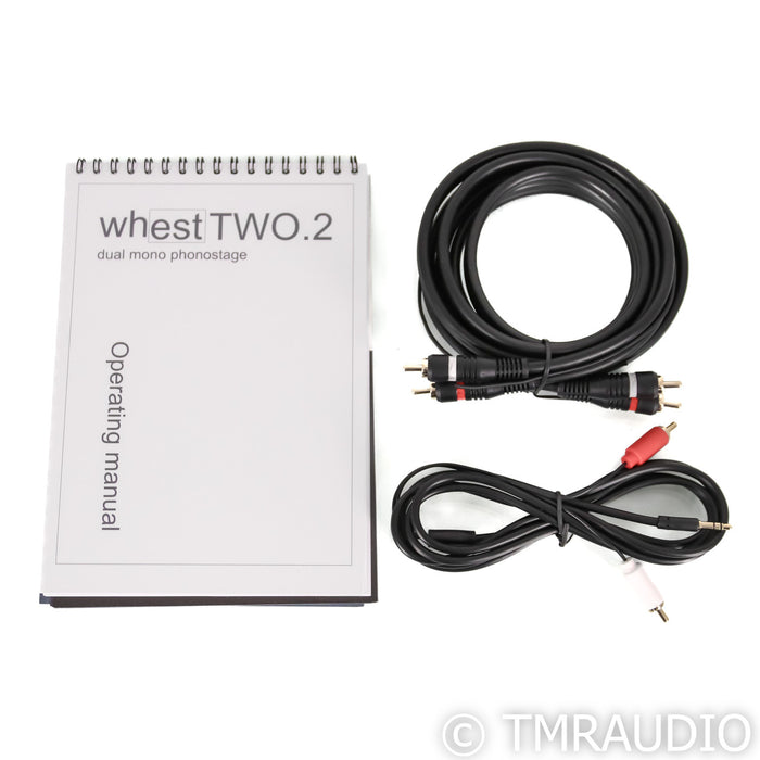 Whest Audio whestTWO.2 MM / MC Phono Preamplifier; Black; Dual Mono