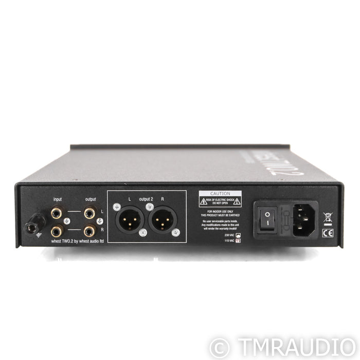 Whest Audio whestTWO.2 MM / MC Phono Preamplifier; Black; Dual Mono