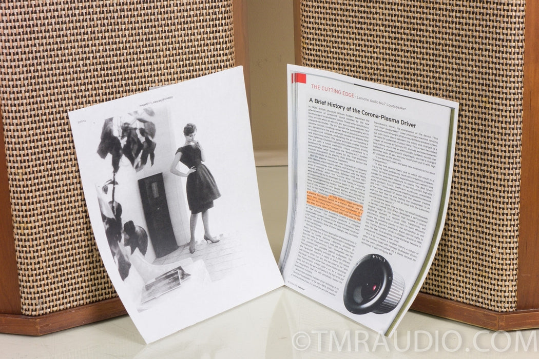Ionovac Duk-30 Vintage Floorstanding Speakers w/ Plasma Tweeters