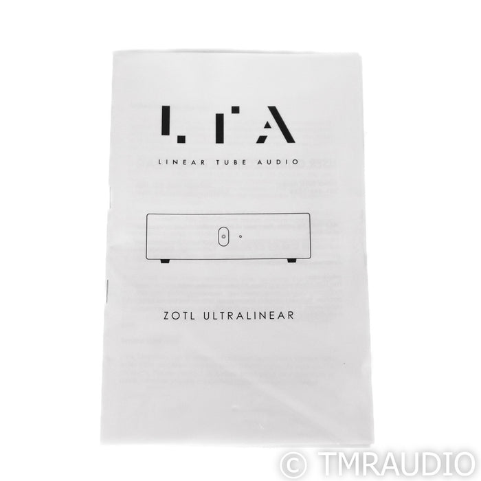 LTA ZOTL Ultralinear+ Stereo Tube Power Amplifier; Black