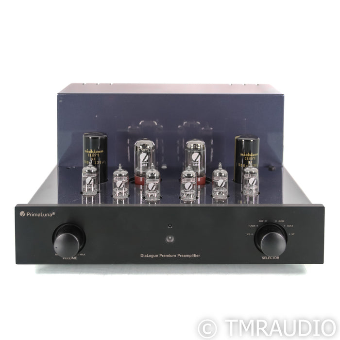 PrimaLuna DiaLogue Premium Stereo Tube Preamplifier; Black