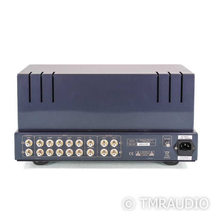 PrimaLuna DiaLogue Premium Stereo Tube Preamplifier; Black