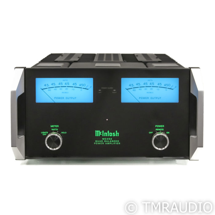 McIntosh MC452Stereo Power Amplifier; Black