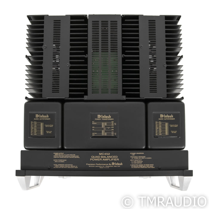 McIntosh MC452Stereo Power Amplifier; Black
